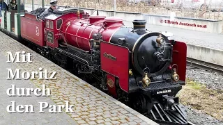 With Moritz through the park - An Easter trip with the park railway Dresden