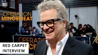 Operation Mincemeat - Colin Firth on being fascinated by the crazy dreams & oddball characters