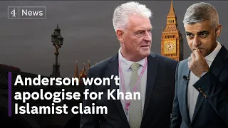 Lee Anderson doubles down on criticism of Sadiq Khan