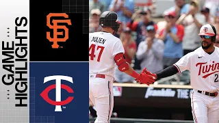 Giants vs. Twins Game Highlights (5/24/23) | MLB Highlights