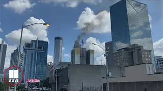 Fire at high-rise building in downtown Atlanta