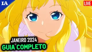 OS 46 ANIMES DE JANEIRO 2024 | Guia Completo