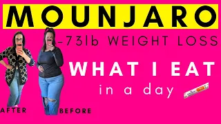 -73 LB WHAT I EAT MOUNJARO WEIGHT LOSS // ZEPBOUND WHAT I EAT TIRZEPATIDE MEALS