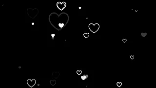 Love effect black screen | heart effect video black screen