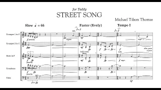 Tilson Thomas - Street Song [score]