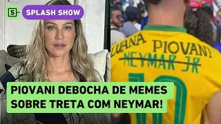 Luana Piovani debocha de Neymar com memes e mostra rotina no trabalho, veja vídeo