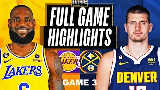 Los Angeles Lakers vs Nuggets Full Game 3 Highlights | May 20, 2023 NBA Playoffs HIGHLIGHTS NBA 2K23