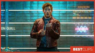 Star-Lord Middle Finger Scene - Guardians Of The Galaxy (2014) Movie Clip 4K