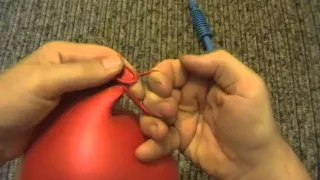 How to tie a balloon?