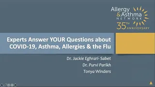 Experts Answer YOUR Questions about COVID 19, Asthma, Allergies & the Flu