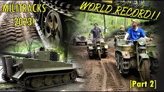 ULTRA RARE German WW2 Vehicles! EXCLUSIVE FOOTAGE - BREAKING WORLD RECORD! - MILITRACKS 2023 PART 2
