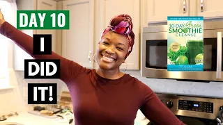 DAY 10 | 10-Day GREEN SMOOTHIE CLEANSE | How much weight did I loose? | VLOG