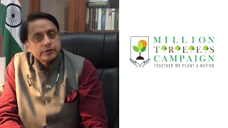Dr. Shashi Tharoor talks on Million Trees Campaign