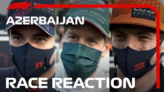 Reflecting On A Dramatic Finish! Drivers' Post-race Interviews | 2021 Azerbaijan Grand Prix