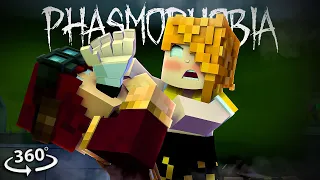 Can YOU ESCAPE Phasmophobia ?! 360/VR! - Minecraft VR Video