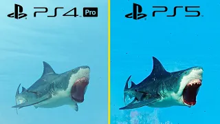 Maneater PS5 Vs PS4 PRO Graphics Comparison + Performance Test (PS5 Optimized)