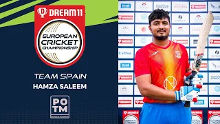 Have that Hamza Saleem magic as Spain deliver at Dream11 European Cricket Championship