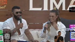 Gusttavo Lima e Andressa Suita fala comigo bebe live sunset