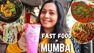 FAST FOOD in Mumbai Restaurants (12 MUST TRY DISHES 🤤) | Mumbai Food Vlog