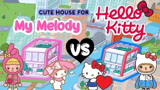 My Melody Hello Kitty SANRIO Cute Y2K Loft House not FREE TOCA BOCA House Ideas Toca Life World