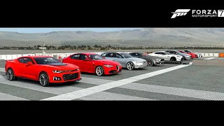 Top 16 Fastest Chevrolet Cars Drag Race | Forza Motorsport 7