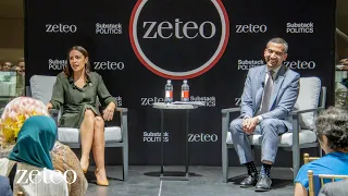 Mehdi Hasan Unveils Zeteo At Launch Event in DC with AOC and Kara Swisher