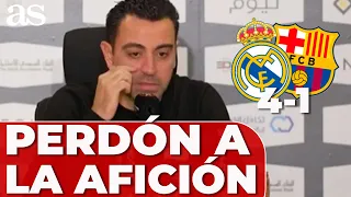 XAVI pide PERDÓN tras ser GOLEADO por el REAL MADRID | REAL MADRID 4 - BARCELONA 1