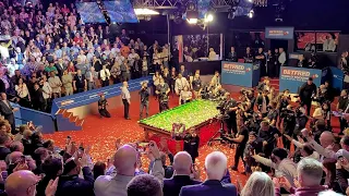 Ronnie O'Sullivan Trophy Celebration - World Snooker Championship 2022 - Magnificent 7th world title