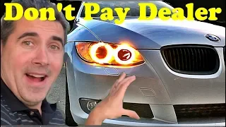 BMW E92 3 Series Angel Eye Bulb Replacement DIY