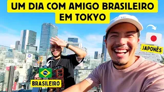 Um dia com amigo brasileiro em Tokyo, Japão