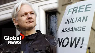 “His life is at risk": Julian Assange's wife joins protests against his extradition to US