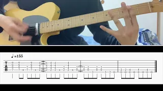 [TAB譜] Mama Kin/Aerosmith Guitar riff [ギター]