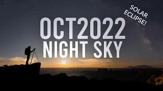 What's in the Night Sky October 2022 #WITNS | Partial Eclipse | Orionid Meteor Shower