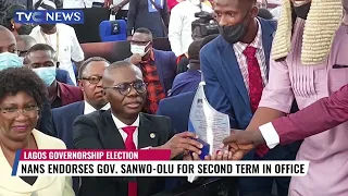 Nans Endorses Gov. Sanwo Olu For Second Term In Office