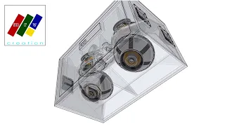 DIY Speaker Box Plan 3 Way Full Range Loudspeaker 11 Drivers in 1 Box