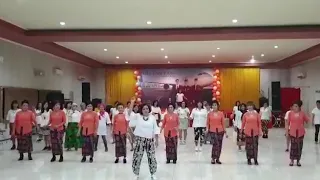 Iko iko line dance by smile dance club jbr