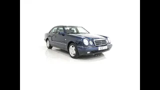 An Astonishing Mercedes-Benz E320 Elegance W210 with Just 10,534 Miles - SOLD!