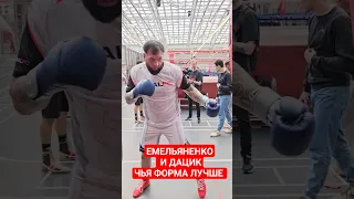 Сравниваем Дацика и Емельяненко на открытой тренировке