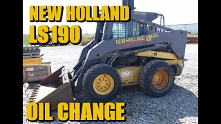 Oil Change - New Holland / LS 190 / Skid Steer