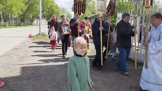 АНТИПАСХА.Крестный ход, проповедь 12.05.24г.Храм Архистратига Михаила. С.Михайловка. Прим. край.