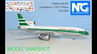 MODEL SNAPSHOT - Cathay Pacific | Lockheed L-1011 Tristar 1 | VR-HHK | NG Models | 400 Scale