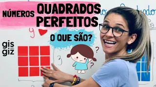 NÚMEROS QUADRADOS PERFEITOS |COMO SABER SE UM NÚMERO É PERFEITO| Matemática - 6º ano  Prof. Gis/