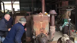 Starting a bulldog tractor for the first time