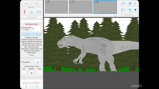 Spinosaurus vs Indominus Rex | Sticknodes animation