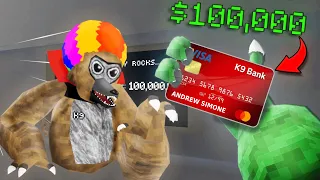 I Gave People My CREDIT CARD in Gorilla Tag ($100,000)