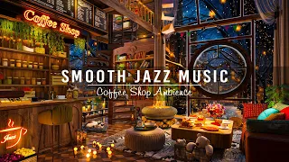 Soft Jazz Music & Cozy Coffee Shop Ambience ☕ Smooth Piano Jazz Instrumental Music for Work,Studying