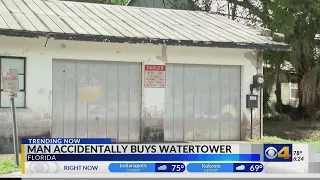 Man in Florida accidentally buys a water tower