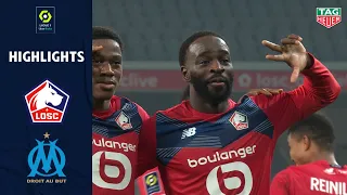 LOSC LILLE - OLYMPIQUE DE MARSEILLE (2 - 0) - Highlights - (LOSC - OM) / 2020-2021