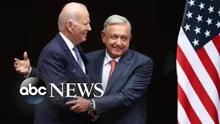 Biden meets with Mexican president after border visit