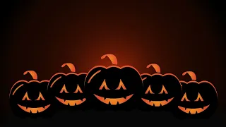 Halloween Pumpkin Animation Background in 4k | Unwind Free Stock Video